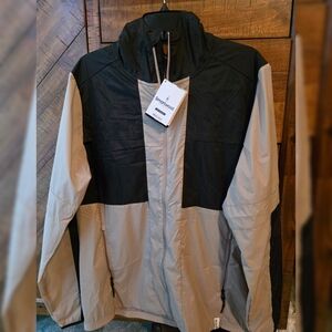 Smartwool Jiberish Jacket Sz Large - Merino Sport Ultra Hooded Windbreaker